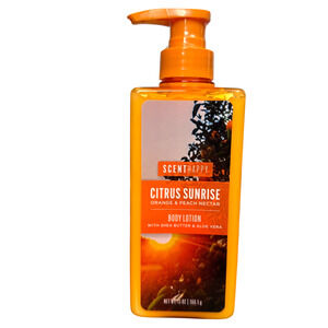 Scent Happy Citrus Sunrise Orange & Peach Nectar Body Lotion 13 oz New Bottle